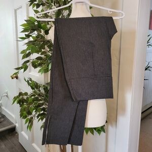 Grey Medium Straight Leg Pants